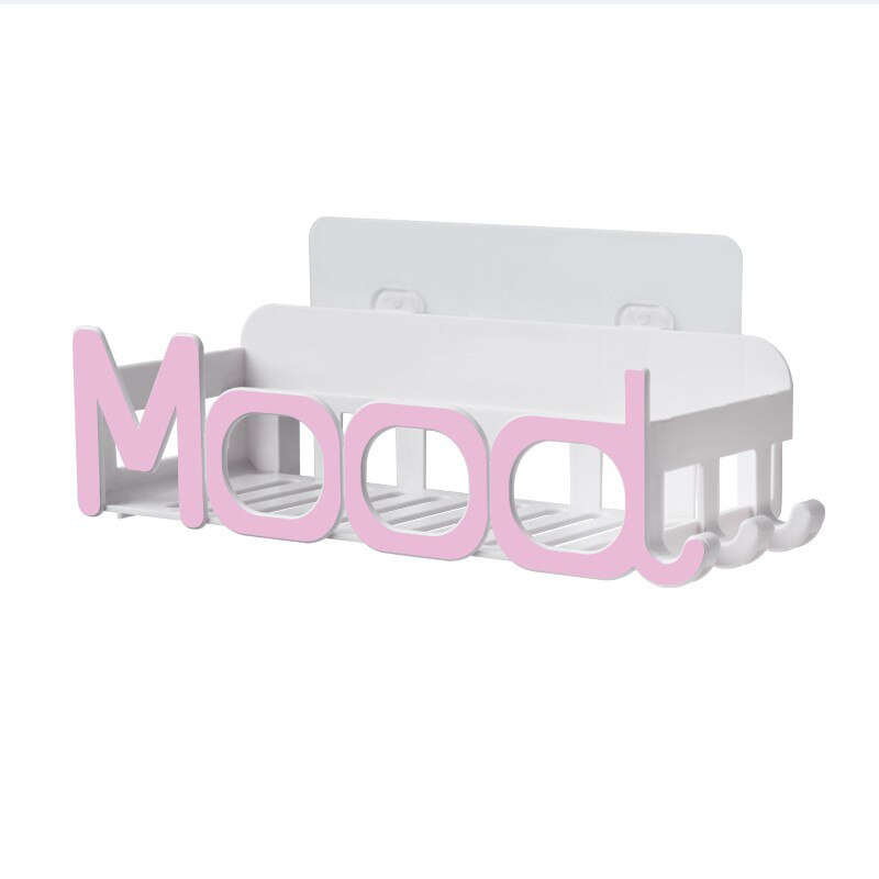 1PCS bathroom shelf bathroom vanity toilet toilet sucker storage shelf wall-hanging suction wall type