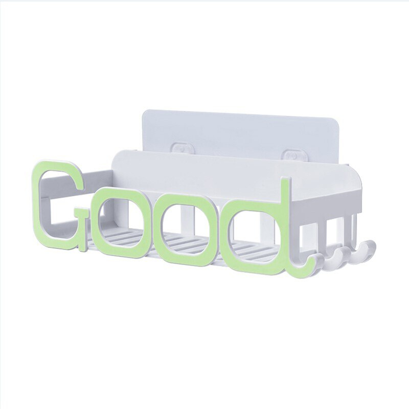 1PCS bathroom shelf bathroom vanity toilet toilet sucker storage shelf wall-hanging suction wall type