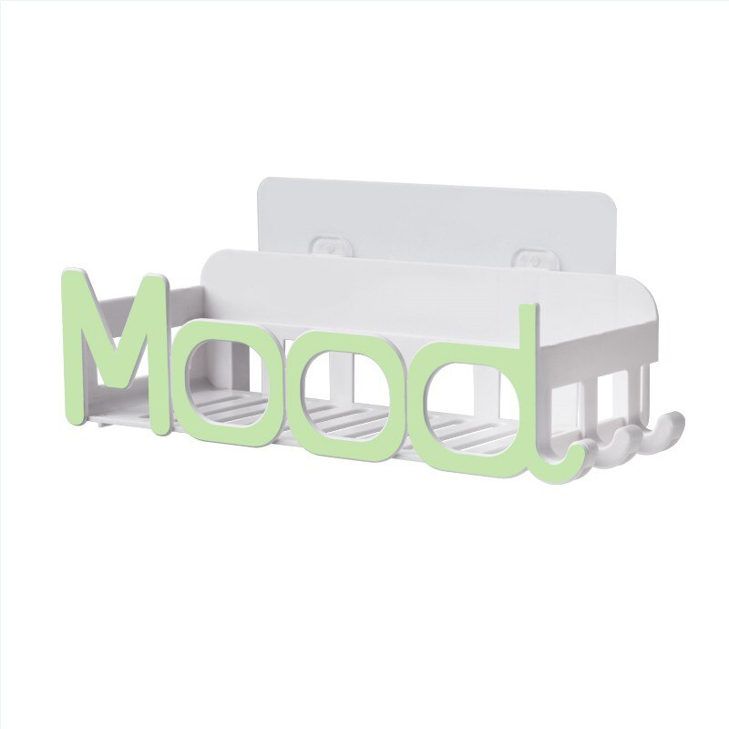1PCS bathroom shelf bathroom vanity toilet toilet sucker storage shelf wall-hanging suction wall type