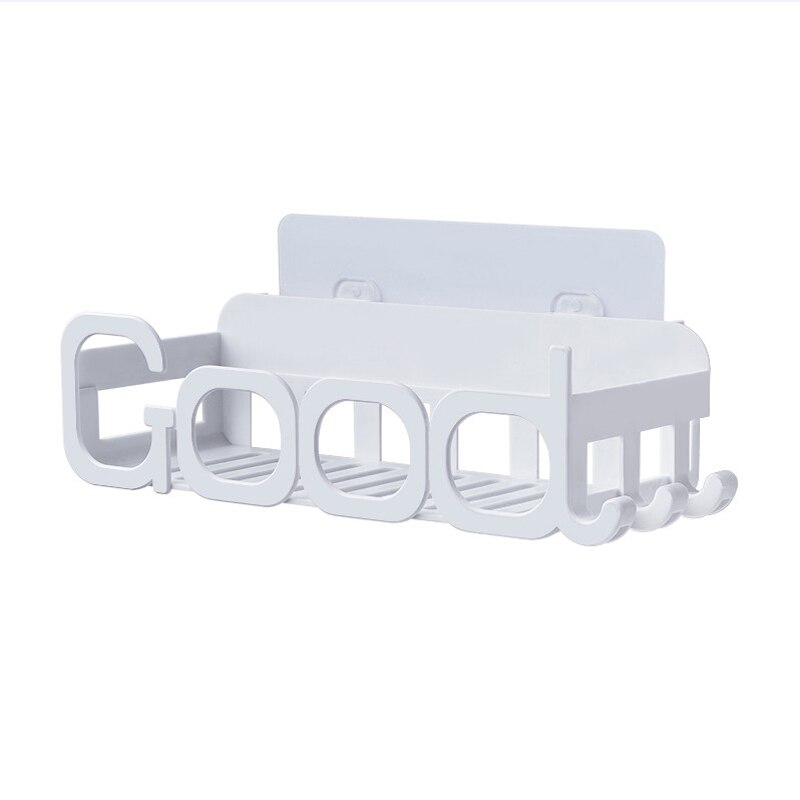 1PCS bathroom shelf bathroom vanity toilet toilet sucker storage shelf wall-hanging suction wall type