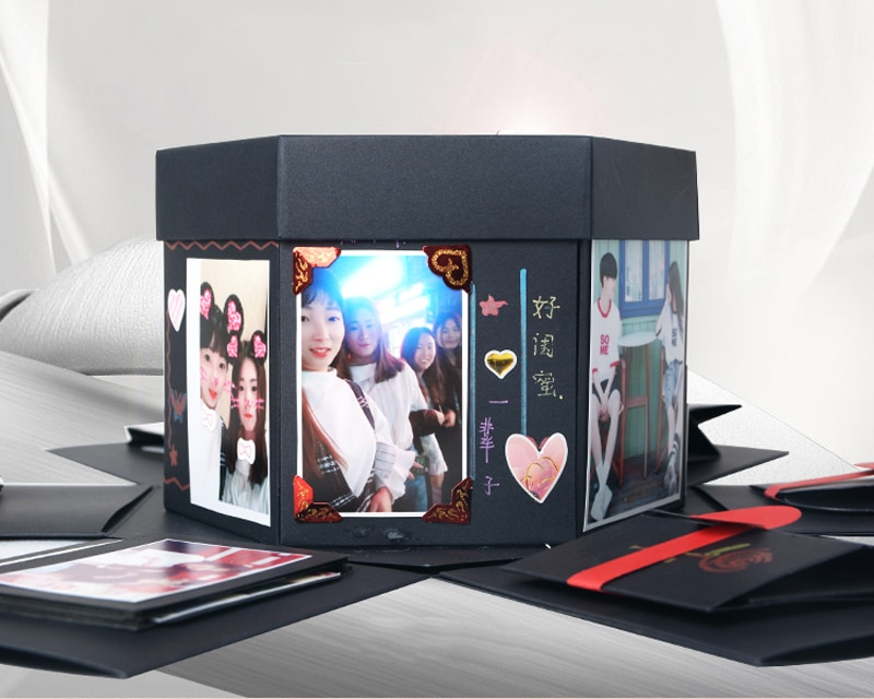 Exploding Scrapbook DIY Photo Album Box